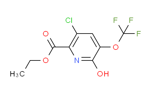 Ethyl 5-chloro-2-hydroxy-3-(trifluoromethoxy)pyridine-6-carboxylate