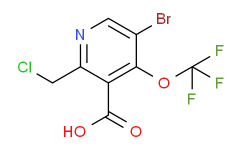 5-Bromo-2-(chloromethyl)-4-(trifluoromethoxy)pyridine-3-carboxylic acid