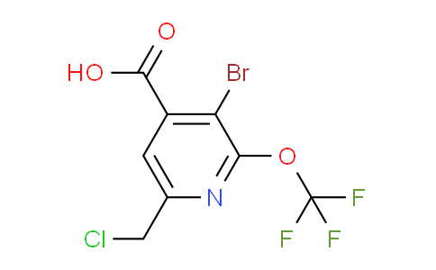 AM182635 | 1803919-44-9 | 3-Bromo-6-(chloromethyl)-2-(trifluoromethoxy)pyridine-4-carboxylic acid