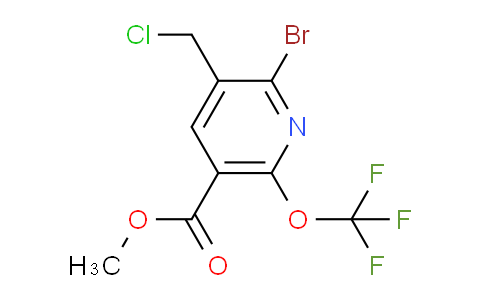 AM182641 | 1804570-56-6 | Methyl 2-bromo-3-(chloromethyl)-6-(trifluoromethoxy)pyridine-5-carboxylate