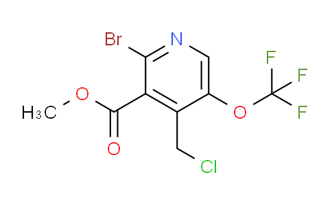 AM182643 | 1804448-21-2 | Methyl 2-bromo-4-(chloromethyl)-5-(trifluoromethoxy)pyridine-3-carboxylate