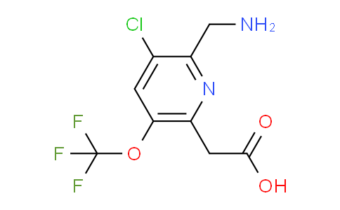 AM182650 | 1806158-57-5 | 2-(Aminomethyl)-3-chloro-5-(trifluoromethoxy)pyridine-6-acetic acid