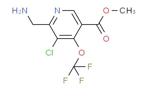 Methyl 2-(aminomethyl)-3-chloro-4-(trifluoromethoxy)pyridine-5-carboxylate
