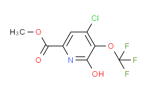 AM182689 | 1804769-58-1 | Methyl 4-chloro-2-hydroxy-3-(trifluoromethoxy)pyridine-6-carboxylate
