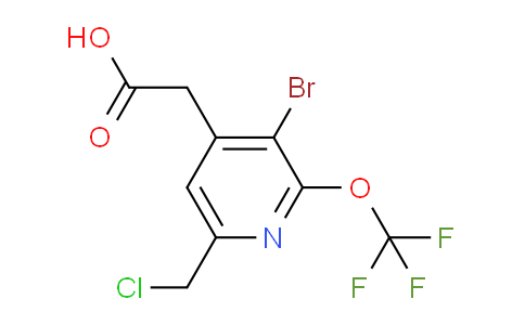 AM182702 | 1804449-34-0 | 3-Bromo-6-(chloromethyl)-2-(trifluoromethoxy)pyridine-4-acetic acid