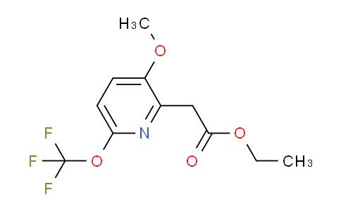 Ethyl 3-methoxy-6-(trifluoromethoxy)pyridine-2-acetate