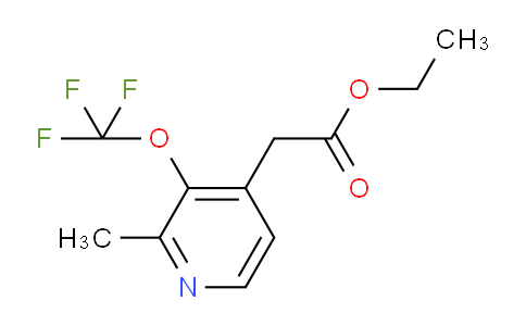 Ethyl 2-methyl-3-(trifluoromethoxy)pyridine-4-acetate