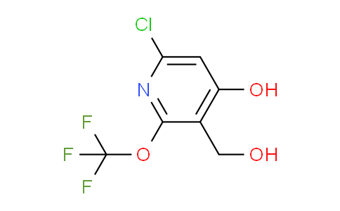 6-Chloro-4-hydroxy-2-(trifluoromethoxy)pyridine-3-methanol