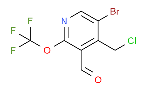 5-Bromo-4-(chloromethyl)-2-(trifluoromethoxy)pyridine-3-carboxaldehyde