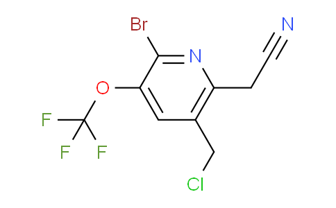 AM182768 | 1804585-11-2 | 2-Bromo-5-(chloromethyl)-3-(trifluoromethoxy)pyridine-6-acetonitrile