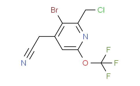 AM182779 | 1803525-84-9 | 3-Bromo-2-(chloromethyl)-6-(trifluoromethoxy)pyridine-4-acetonitrile