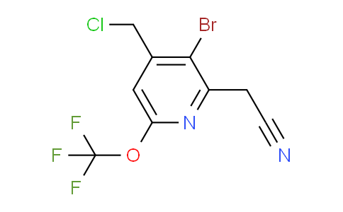 AM182782 | 1806085-97-1 | 3-Bromo-4-(chloromethyl)-6-(trifluoromethoxy)pyridine-2-acetonitrile