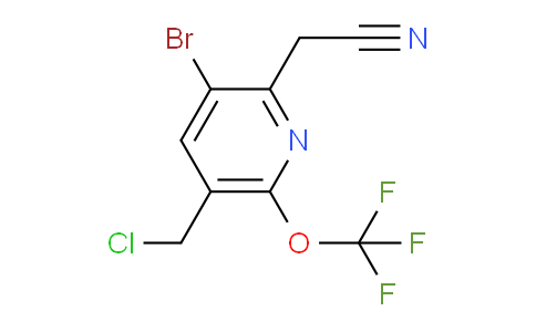 AM182788 | 1803613-69-5 | 3-Bromo-5-(chloromethyl)-6-(trifluoromethoxy)pyridine-2-acetonitrile