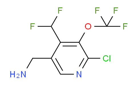 AM182790 | 1804597-21-4 | 5-(Aminomethyl)-2-chloro-4-(difluoromethyl)-3-(trifluoromethoxy)pyridine