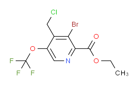 AM182792 | 1804544-33-9 | Ethyl 3-bromo-4-(chloromethyl)-5-(trifluoromethoxy)pyridine-2-carboxylate
