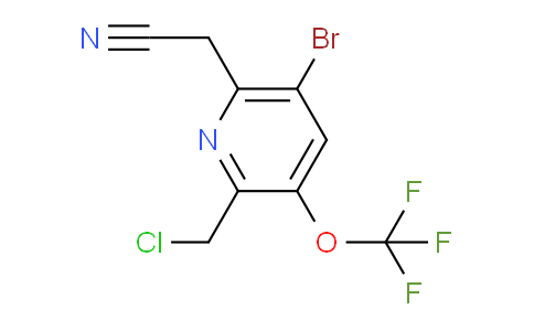 AM182801 | 1806205-46-8 | 5-Bromo-2-(chloromethyl)-3-(trifluoromethoxy)pyridine-6-acetonitrile