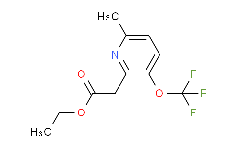 Ethyl 6-methyl-3-(trifluoromethoxy)pyridine-2-acetate