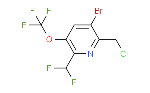 AM182837 | 1804568-22-6 | 3-Bromo-2-(chloromethyl)-6-(difluoromethyl)-5-(trifluoromethoxy)pyridine