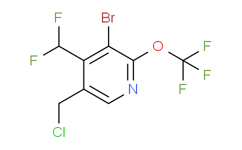 AM182844 | 1804632-32-3 | 3-Bromo-5-(chloromethyl)-4-(difluoromethyl)-2-(trifluoromethoxy)pyridine