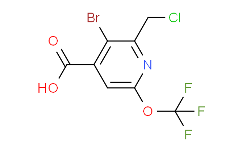 AM182865 | 1803614-58-5 | 3-Bromo-2-(chloromethyl)-6-(trifluoromethoxy)pyridine-4-carboxylic acid
