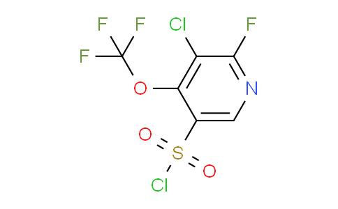 3-Chloro-2-fluoro-4-(trifluoromethoxy)pyridine-5-sulfonyl chloride