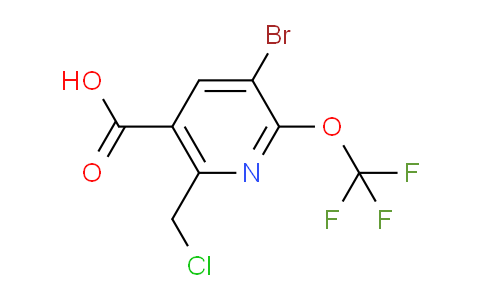 AM182880 | 1806216-38-5 | 3-Bromo-6-(chloromethyl)-2-(trifluoromethoxy)pyridine-5-carboxylic acid