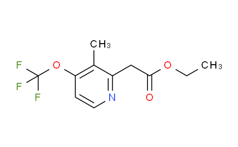 Ethyl 3-methyl-4-(trifluoromethoxy)pyridine-2-acetate