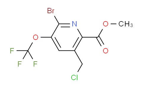 AM182890 | 1803614-67-6 | Methyl 2-bromo-5-(chloromethyl)-3-(trifluoromethoxy)pyridine-6-carboxylate