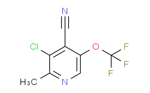 3-Chloro-4-cyano-2-methyl-5-(trifluoromethoxy)pyridine