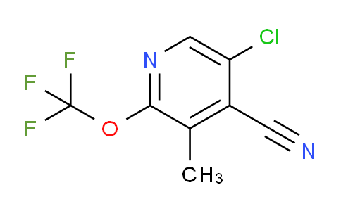 5-Chloro-4-cyano-3-methyl-2-(trifluoromethoxy)pyridine