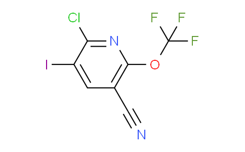 2-Chloro-5-cyano-3-iodo-6-(trifluoromethoxy)pyridine