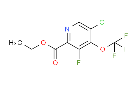 Ethyl 5-chloro-3-fluoro-4-(trifluoromethoxy)pyridine-2-carboxylate