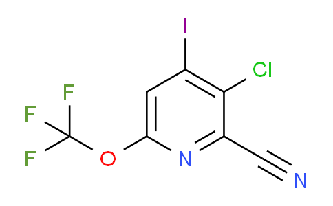 3-Chloro-2-cyano-4-iodo-6-(trifluoromethoxy)pyridine