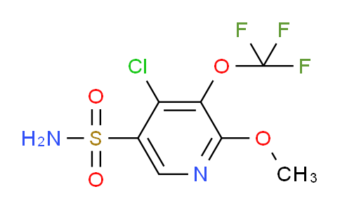 4-Chloro-2-methoxy-3-(trifluoromethoxy)pyridine-5-sulfonamide