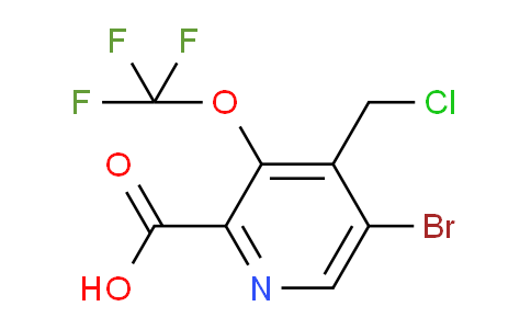 5-Bromo-4-(chloromethyl)-3-(trifluoromethoxy)pyridine-2-carboxylic acid