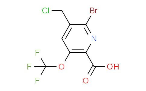 AM182967 | 1804655-58-0 | 2-Bromo-3-(chloromethyl)-5-(trifluoromethoxy)pyridine-6-carboxylic acid