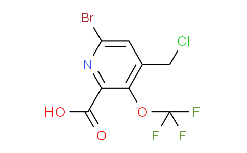 AM182969 | 1806206-32-5 | 6-Bromo-4-(chloromethyl)-3-(trifluoromethoxy)pyridine-2-carboxylic acid