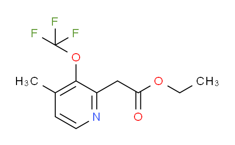 AM18297 | 1804548-33-1 | Ethyl 4-methyl-3-(trifluoromethoxy)pyridine-2-acetate