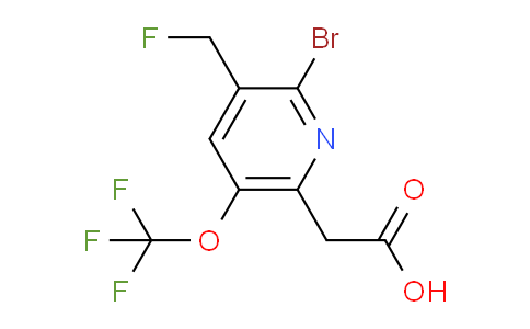 AM182971 | 1803929-81-8 | 2-Bromo-3-(fluoromethyl)-5-(trifluoromethoxy)pyridine-6-acetic acid
