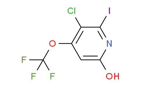 3-Chloro-6-hydroxy-2-iodo-4-(trifluoromethoxy)pyridine