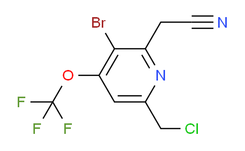 AM182979 | 1806199-20-1 | 3-Bromo-6-(chloromethyl)-4-(trifluoromethoxy)pyridine-2-acetonitrile