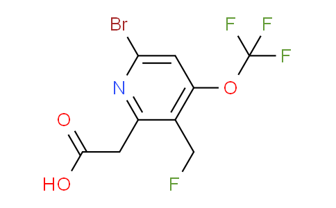 AM182982 | 1804638-13-8 | 6-Bromo-3-(fluoromethyl)-4-(trifluoromethoxy)pyridine-2-acetic acid