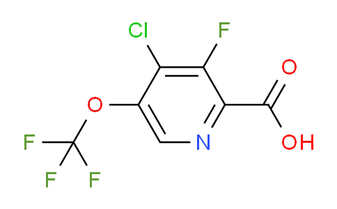 AM182986 | 1804579-15-4 | 4-Chloro-3-fluoro-5-(trifluoromethoxy)pyridine-2-carboxylic acid