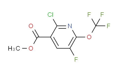 Methyl 2-chloro-5-fluoro-6-(trifluoromethoxy)pyridine-3-carboxylate