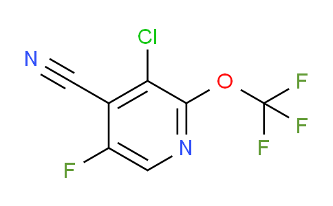 3-Chloro-4-cyano-5-fluoro-2-(trifluoromethoxy)pyridine