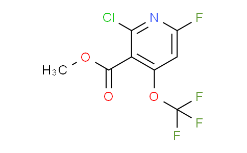 Methyl 2-chloro-6-fluoro-4-(trifluoromethoxy)pyridine-3-carboxylate