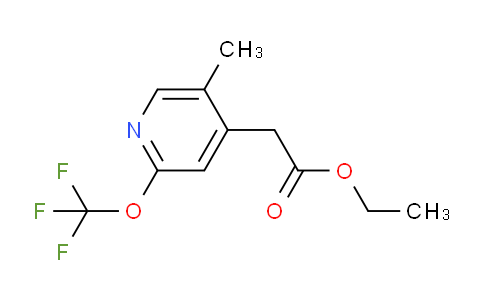 AM18301 | 1804548-40-0 | Ethyl 5-methyl-2-(trifluoromethoxy)pyridine-4-acetate
