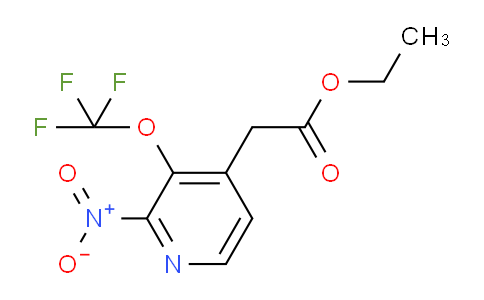 Ethyl 2-nitro-3-(trifluoromethoxy)pyridine-4-acetate
