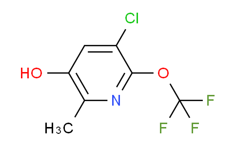 3-Chloro-5-hydroxy-6-methyl-2-(trifluoromethoxy)pyridine