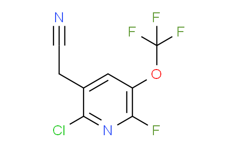 2-Chloro-6-fluoro-5-(trifluoromethoxy)pyridine-3-acetonitrile